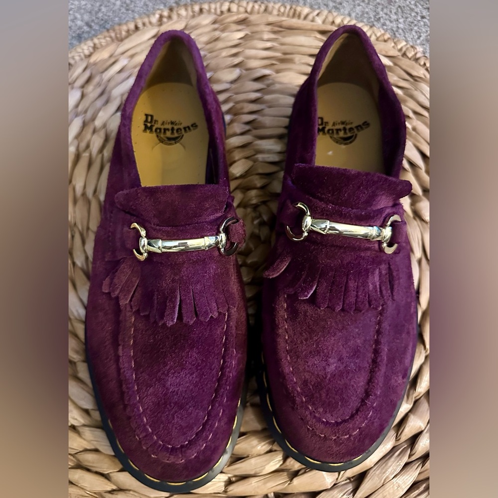 Dr. Martens ADRIAN SNAFFLE SUEDE LOAFERS size 8UK / 9USM/ 10USL/ euro42